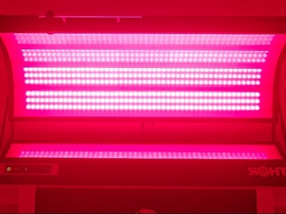 photobiomodulation (PBM) near-infrared therapy