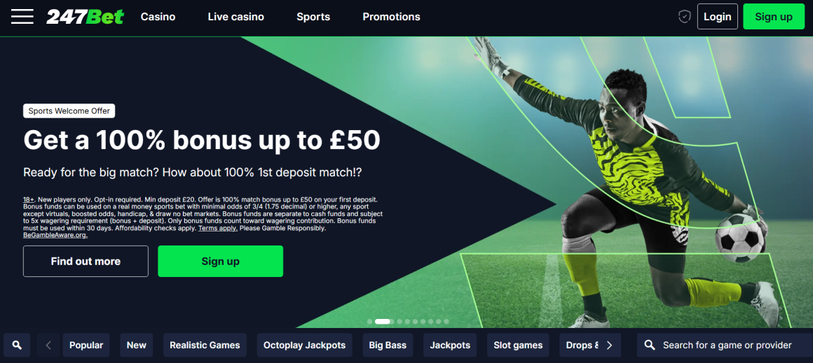 247bet free bet bonus