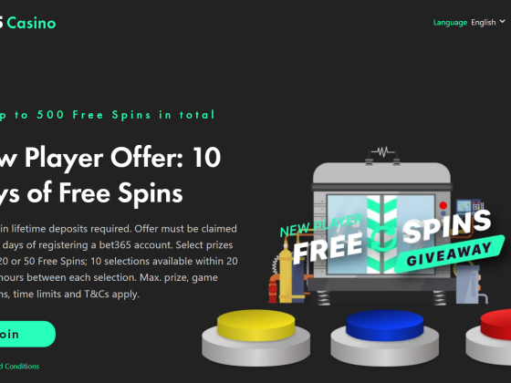 Bet365 UK Casino Bonus Code for Casino Free Spins 2026