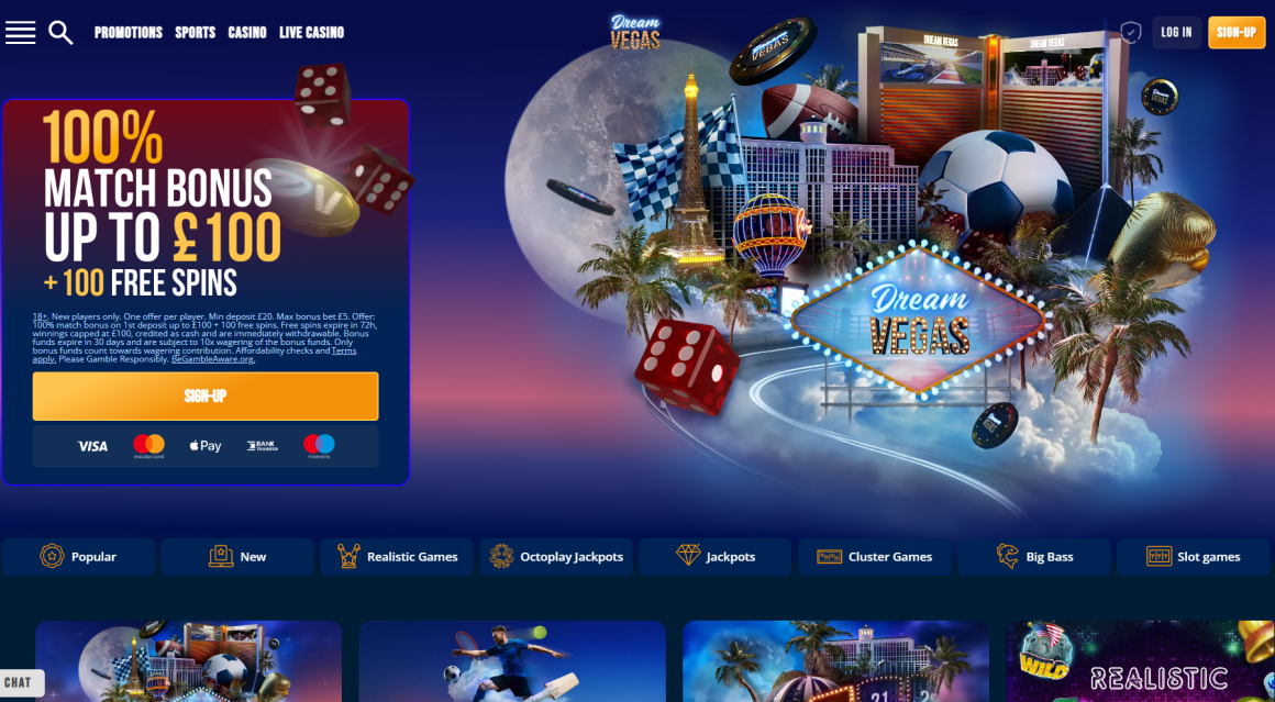 Dream Vegas Casino Bonus — Review für Spieler aus Deutschland
