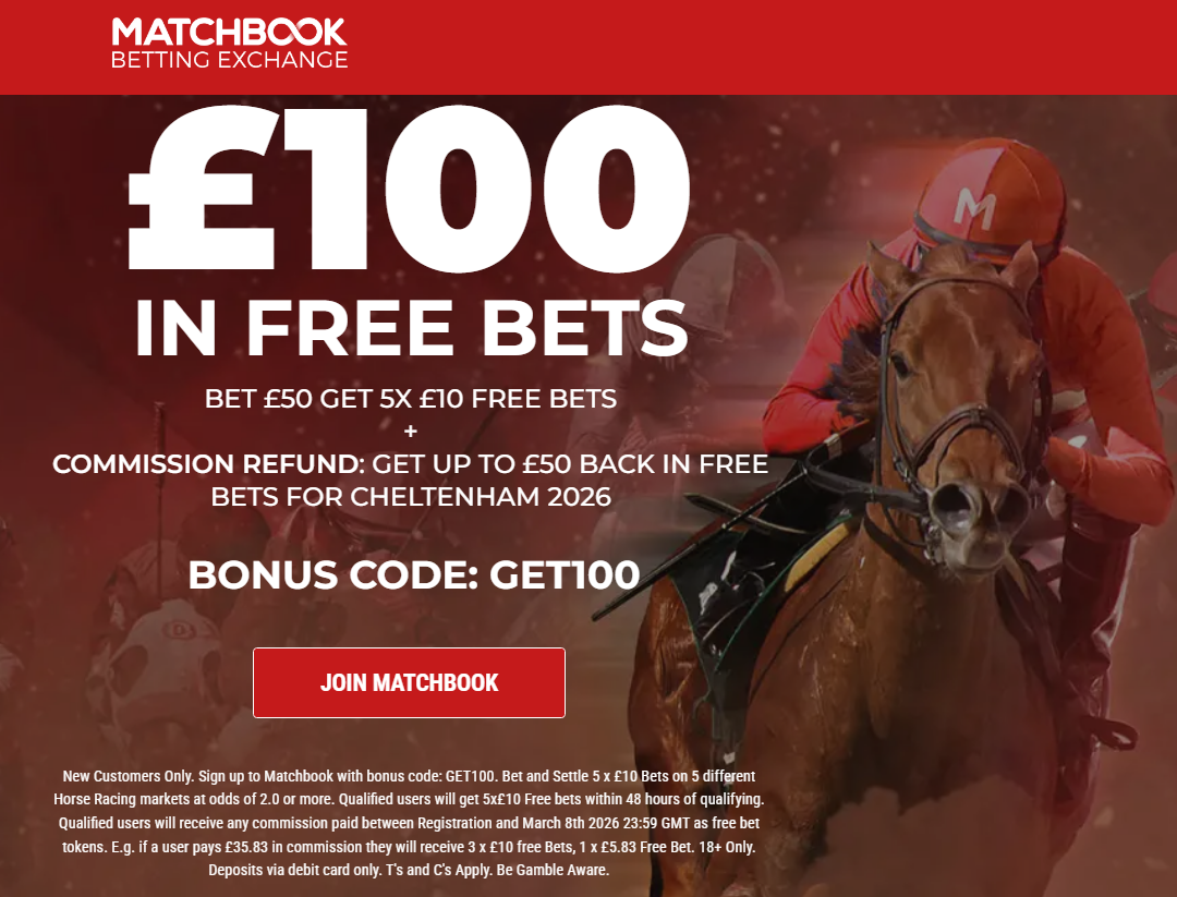 Matchbook Cheltenham Welcome Bonus