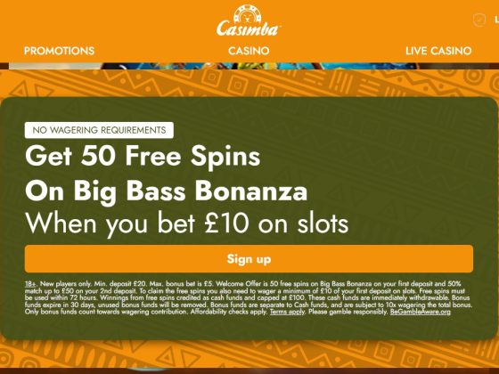 casimba casino welcome bonus offer