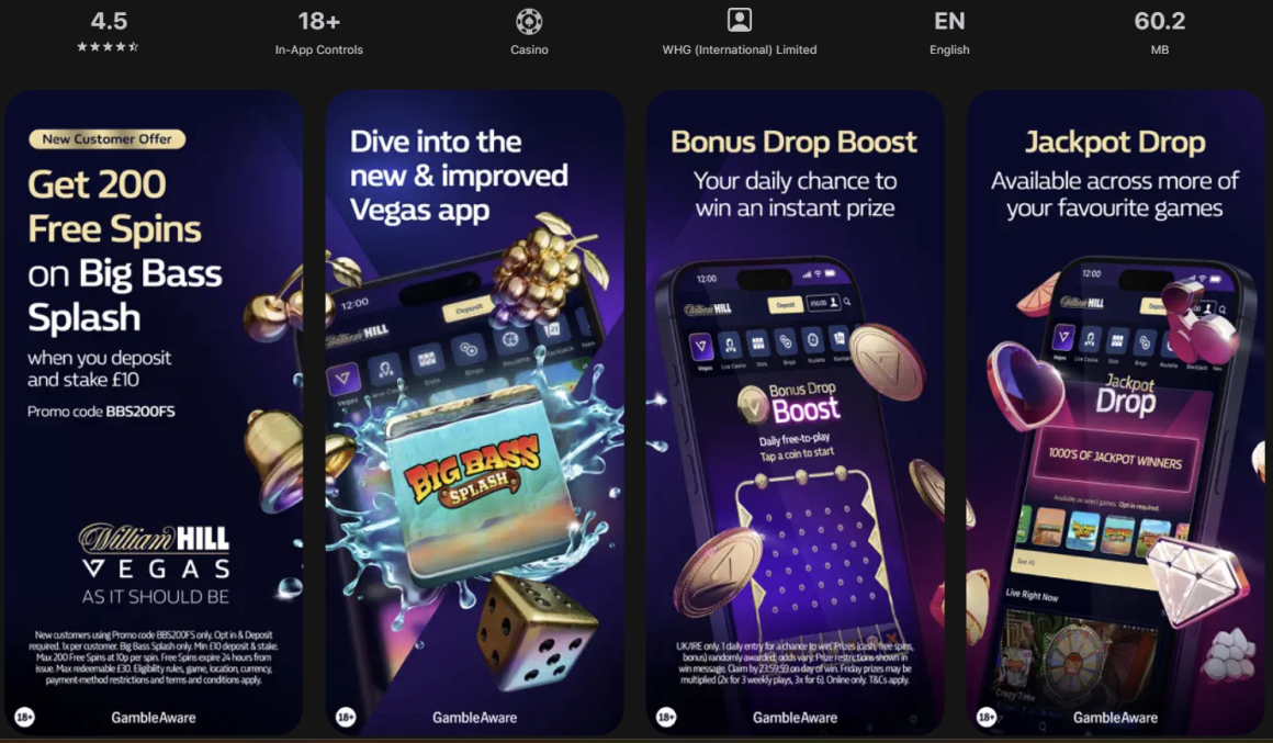 will hill UK casino app