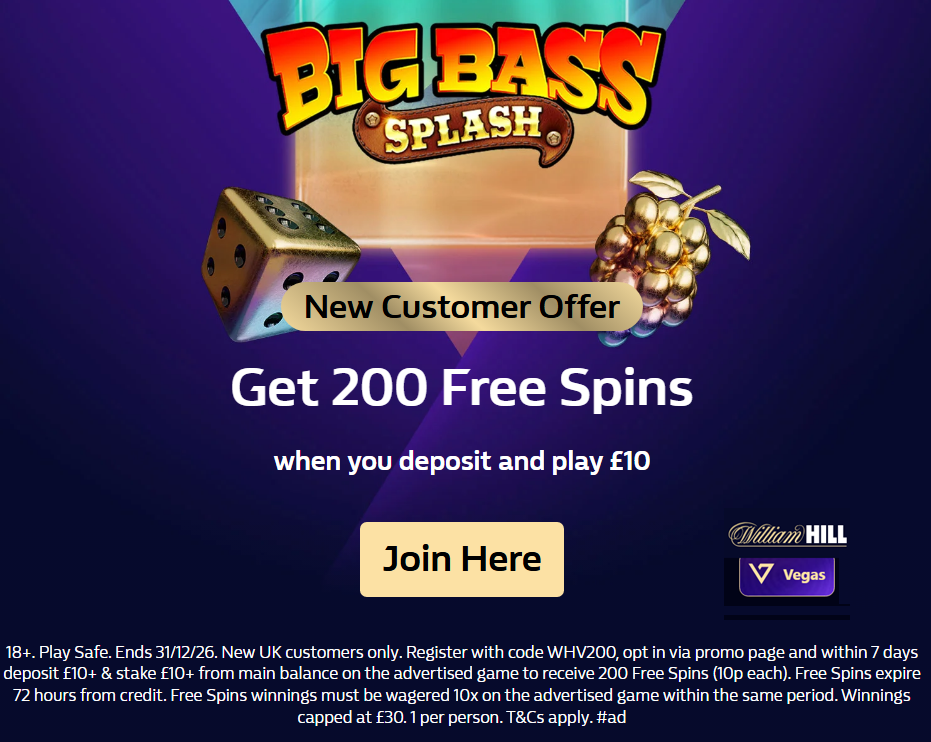 William Hill Vegas - Top UK Casino Promotions