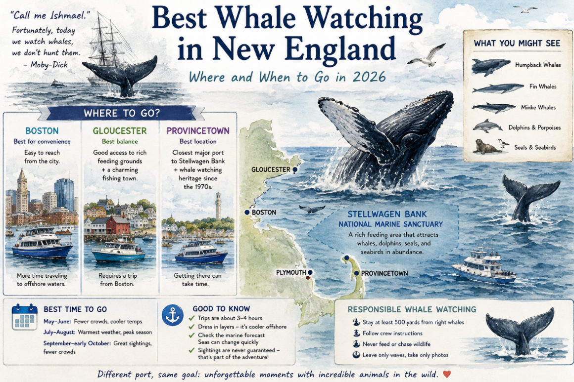 best whale watching New England
