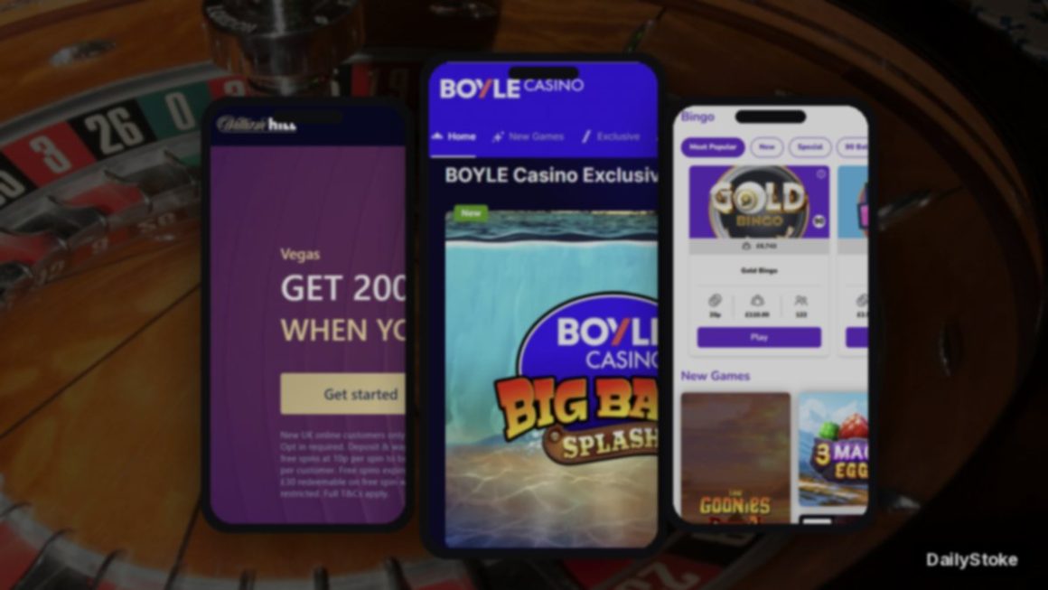 Best casino apps UK on three phones