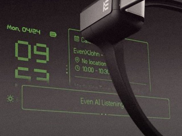 Even Realities G2 smart glasses with heads-up display