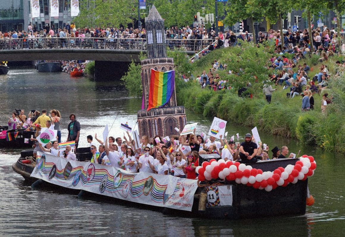 Pride canal parade boat in Amsterdam, LGBTQ-friendly cities 2027