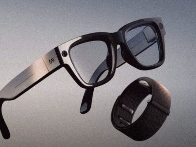 Meta Ray-Ban Display smart glasses with the Meta Neural Band