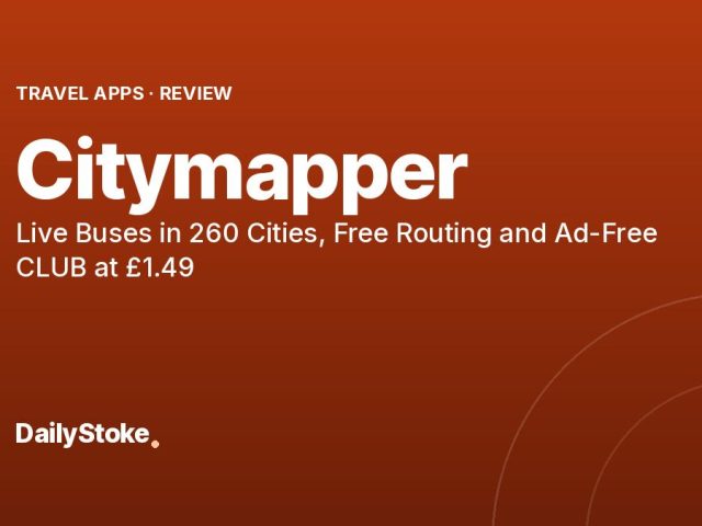Citymapper Review: Live Buses in 260 Cities, Free Routing and Ad-Free CLUB at £1.49