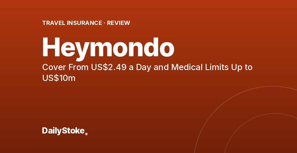 Heymondo Promo Code LOCALS: Cover From US$2.49 a Day and Medical Limits Up to US$10m