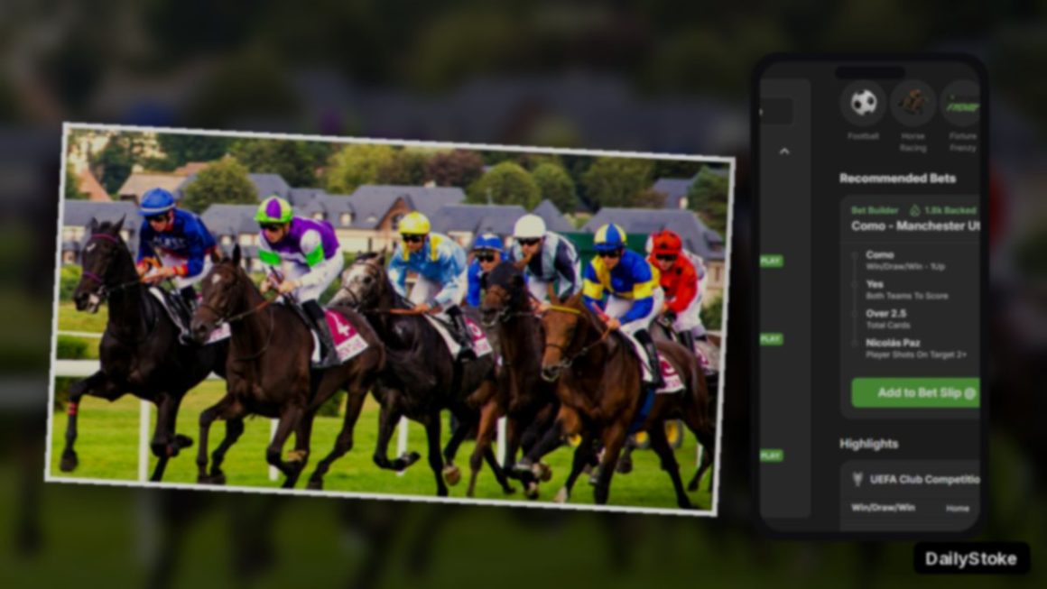Horse racing free bets and odds on a betting app