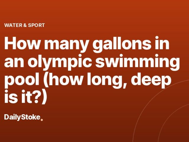 How many gallons in an olympic swimming pool (how long, deep is it?)