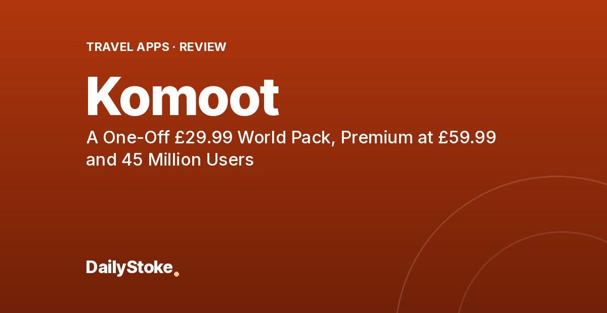 Komoot Review: A One-Off £29.99 World Pack, Premium at £59.99 and 45 Million Users
