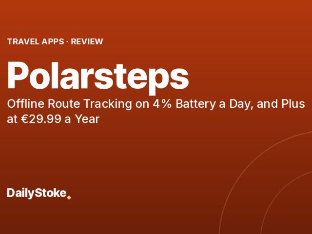 Polarsteps Review: Offline Route Tracking on 4% Battery a Day, and Plus at €29.99 a Year