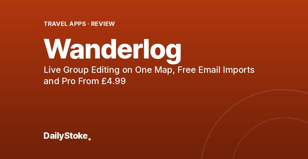 Wanderlog Review: Live Group Editing on One Map, Free Email Imports and Pro From £4.99