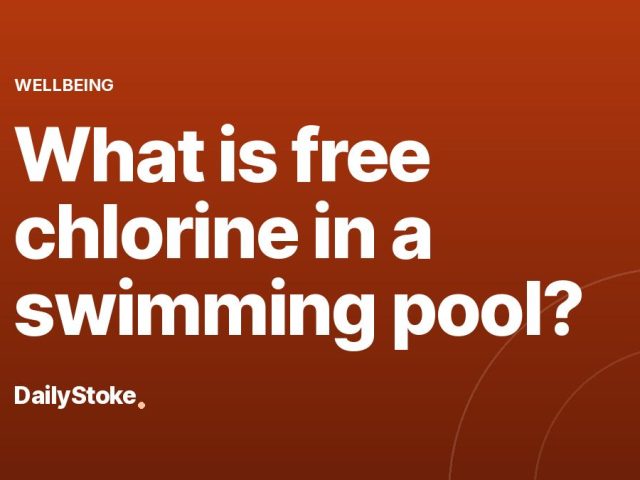 What is free chlorine in a swimming pool?